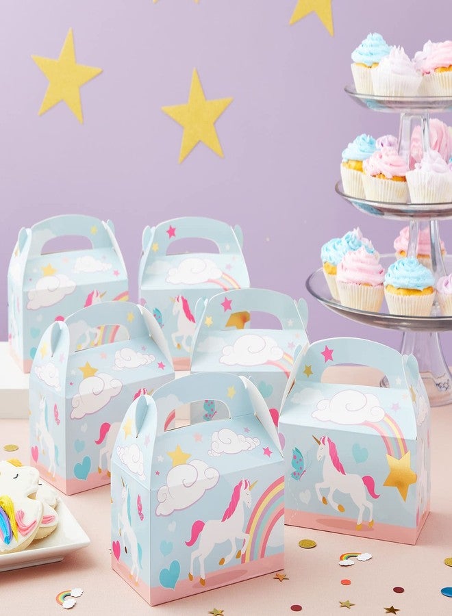 Blue Panda 24 Pack Unicorn Party Favor Boxes, 6 x 3.3 x 3.6 Inch, Unicorn Goodie Bags Ideal for Birthdays, Events - Fill with Treats, Candies, Goodies - Image 2